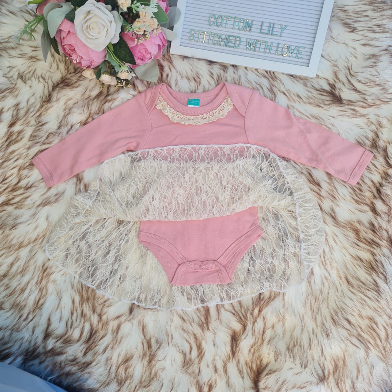 LACE BABY ROMPER