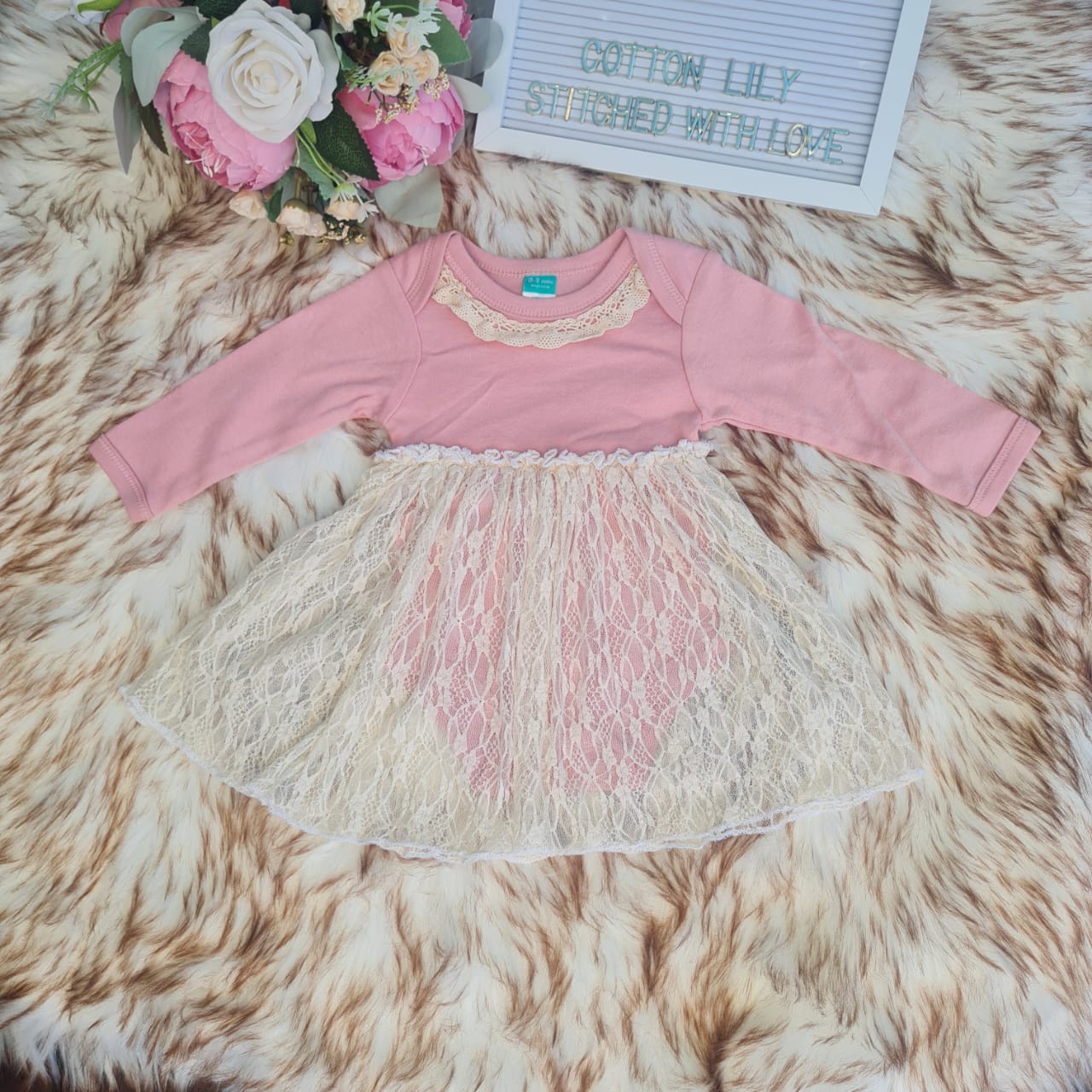 LACE BABY ROMPER