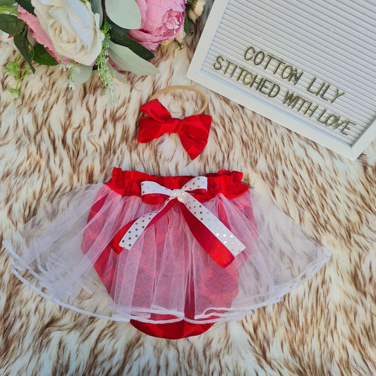 VALENTINES ROMPER SET