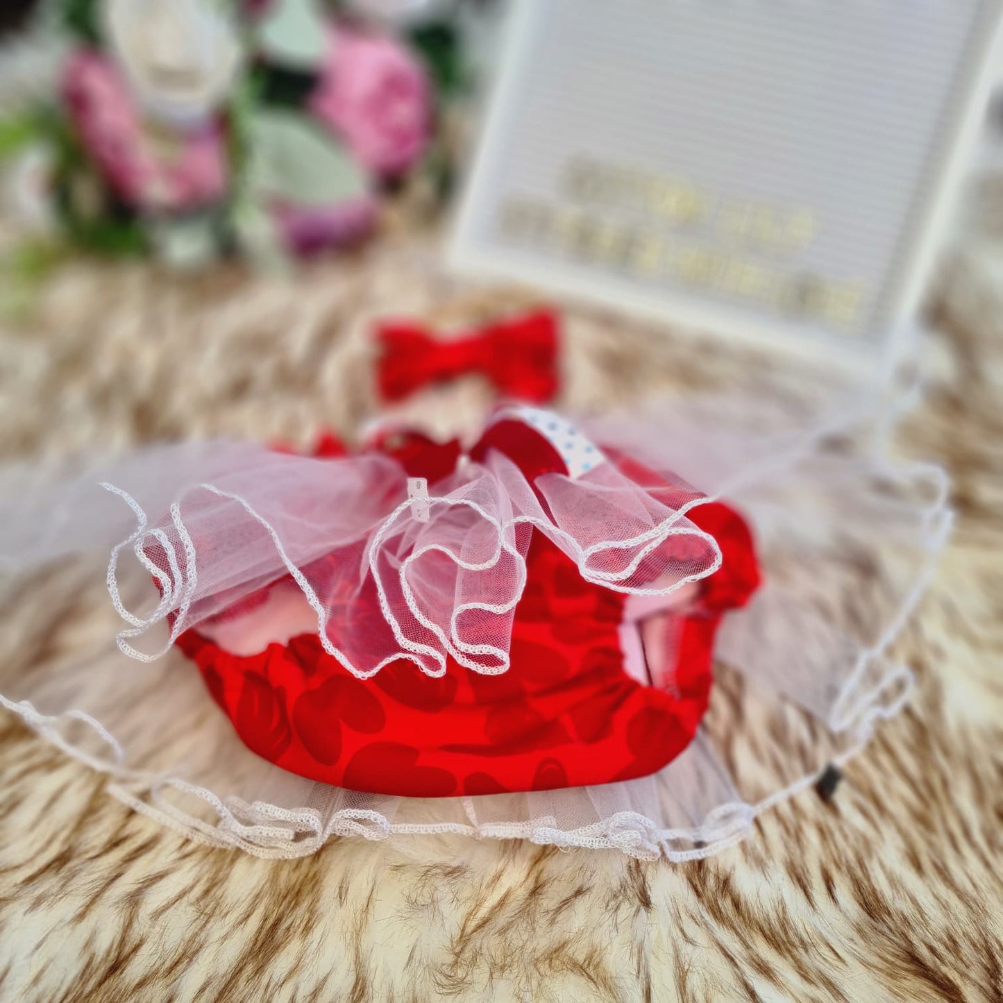 VALENTINES ROMPER SET