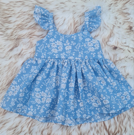 Cotton romper two piece set