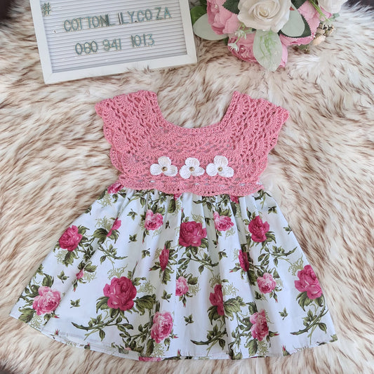 Rosey Crochet Dress