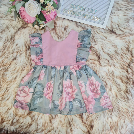 RUFFLE DRESS