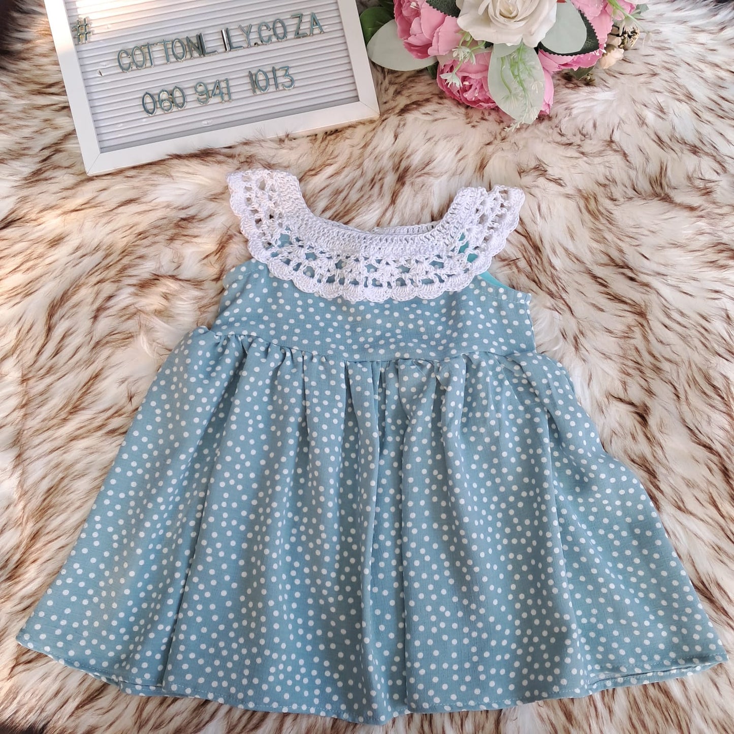 Crochet Collar Dress